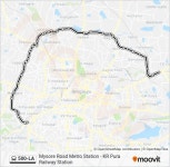 500LA Route: Schedules, Stops & Maps - Kr Pura Railway Station (Updated)