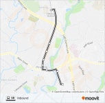 58 Route: Schedules, Stops & Maps - Inbound (Updated)