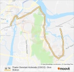 74 Route: Schedules, Stops & Maps - Diva Station (Updated)