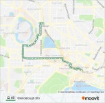 85 Route: Schedules, Stops & Maps - Glendalough Stn (Updated)