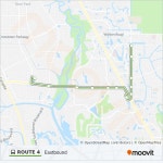 4 Route: Schedules, Stops & Maps - Eastbound (Updated)