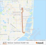 77 Route: Schedules, Stops & Maps - 77 - Downtown Miami (Updated)
