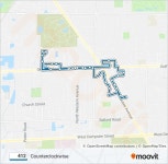 412 Route: Schedules, Stops & Maps - Counterclockwise (Updated)