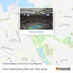 How to get to Arthur Ashe Stadium in Queens by Subway, Bus or Train?