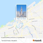 How to get to Terminal Tower in Cleveland by Subway or Light Rail?