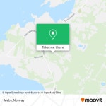 How to get to Meby in Fauske by Bus or Train?