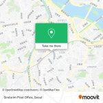 How to Get to Sindorim Post Office in Seoul by Subway or Bus?