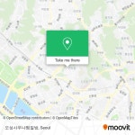 How to Get to 오성사우나찜질방 in 서대문구, 서울시 by Bus or Subway?