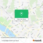 バス または 地下鉄 - サブウェイで서대문구, 서울시の서대문종합사회복지관への行き方