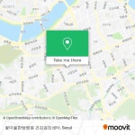 How to Get to 꽃마을한방병원 건강검진센터 in 서초구, 서울시 by Subway or Bus?