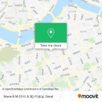 How to get to Marie & M (마리 & 엠) 미용실 in 서초구, 서울시 by Bus or Subway