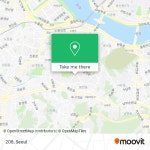 How to get to 208 in 관악구, 서울시 by Bus or Subway?