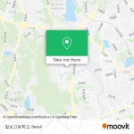 How to get to 칠보고등학교 in 수원시, 경기도 by Bus?