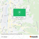 How to get to 213 in 성남시, 경기도 by Subway or Bus?