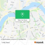 How to get to 124동 in 강동구, 서울시 by Subway or Bus?