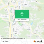 How to get to 428 in 성남시, 경기도 by Bus or Subway?