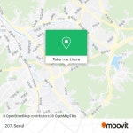 How to get to 207 in 안양시, 경기도 by Bus or Subway?