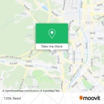 How to get to 1206 in 성남시, 경기도 by Bus or Subway?