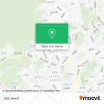 How to get to 208 in 성북구, 서울시 by Bus or Subway?