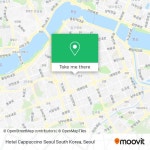 How to Get to Hotel Cappuccino Seoul South Korea in 강남구, 서울시 by Bus or Subway?