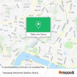 How to Get to Hanyang University Station in 성동구, 서울시 by Subway or Bus?