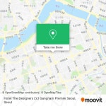 How to Get to Hotel The Designers LYJ Gangnam Premier Seoul in Gangnam-gu, Seoul by Subway or Bus?