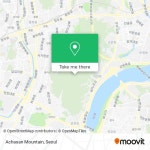 How to get to Achasan Mountain in Seoul by Subway or Bus?