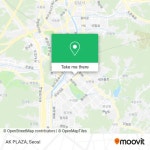 How to Get to AK PLAZA in 성남시, 경기도 by Subway or Bus?