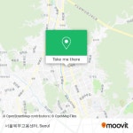 How to Get to 서울북부고용센터 in 노원구, 서울시 by Bus or Subway?