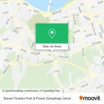 How to Get to 바른식 시골보쌈&감자옹심이 in 서초구, 서울시 by Subway or Bus?