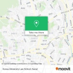 How to get to Korea University Law School in 성북구, 서울시 by Bus or Subway?