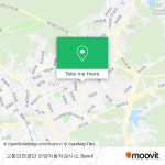 How to get to 교통안전공단 안양자동차검사소 in 안양시, 경기도 by Bus or Subway?