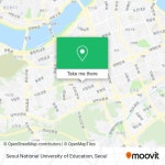 如何坐地铁 或 公交去서초구, 서울시的서울교대| Moovit