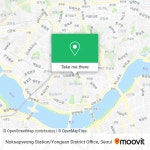 How to Get to Noksapyeong Station / Yongsan District Office in Yongsan-gu, Seoul by Subway or Bus?