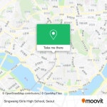 How to Get to Singwang Girls High School in Yongsan-gu, Seoul by Subway or Bus?