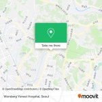 How to get to 원당연세병원 (Wondangyeonse Hospital) in 고양시, 경기도 by Subway or Bus?