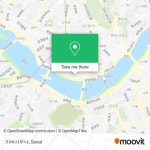 How to Get to 리버사우나 in 용산구, 서울시 by Bus or Subway?