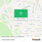 How to get to Cafeteria Mara in Madrid by Metro, Bus or Train?
