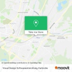 How to get to Visual Design Softwareentwicklung in Karlsruhe by Train, Bus or Light Rail?