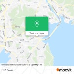 How to get to 1-7 in 남구 by Bus or Metro?