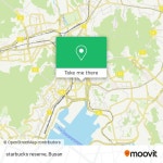 如何坐公交 或 地铁去부산진구的starbucks reserve