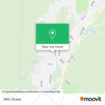 How to get to MSC in 양산시 by Bus or Metro?