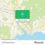 How to get to LEXUS Busan in 해운대구 by Bus or Metro