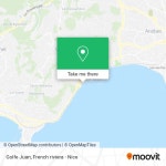 How to Get to Golfe Juan in Vallauris by Bus or Train?