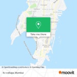 How to get to Kc college in Colaba by bus or train?