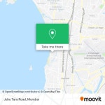 How to get to Juhu Tara Road in Andheri West by Bus or Train?