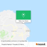 How to get to Pizzeria Harina Y Tomate in Valverde by Bus?