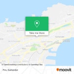 How to get to Piru in Santander by Bus or Train?