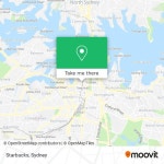 How to Get to Starbucks in Sydney by Bus, Train, Light Rail or Metro?