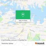 How to Get to Starbucks in Sydney by Bus, Train, Light Rail, Ferry or Metro?